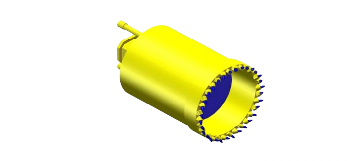 Carotiere con scarico | Core barrel with flange